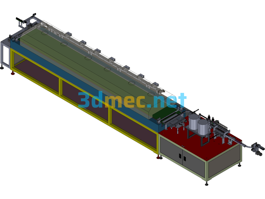 Model T73 Relay Dispensing And Oven Connection - 3D Model ProE Creo.Parametric Free Download