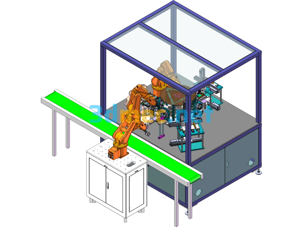 Fully Automatic Screw Locking Equipment - 3D Model SolidWorks Free Download