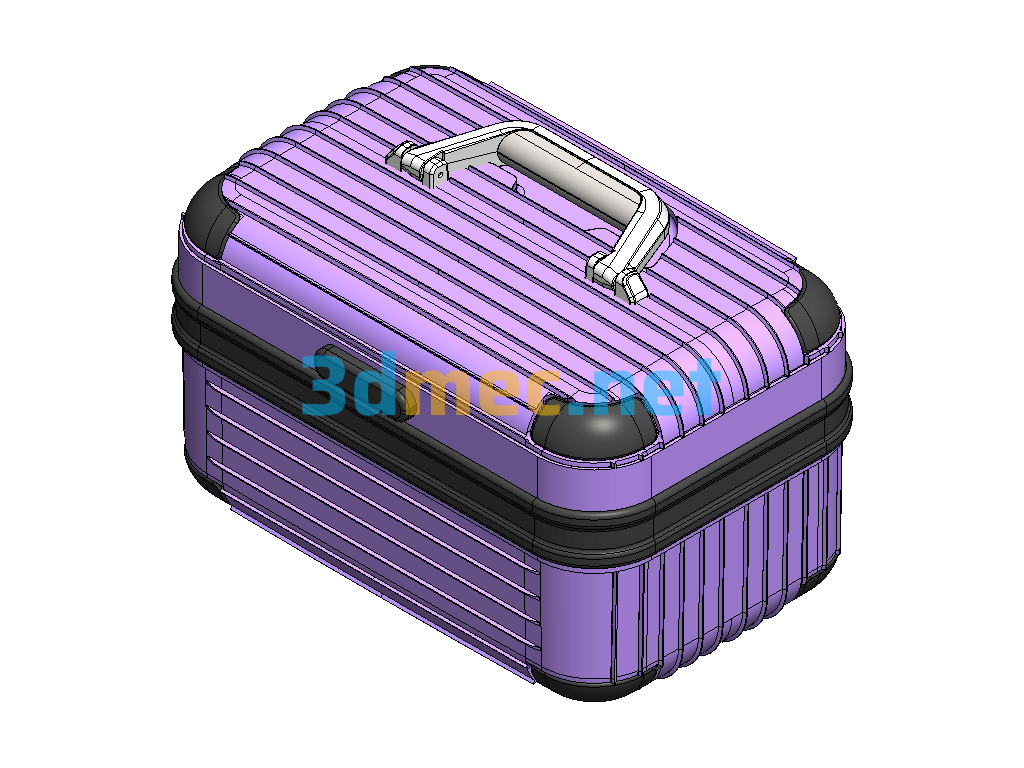 Makeup Box Design - 3D Model SolidWorks Free Download