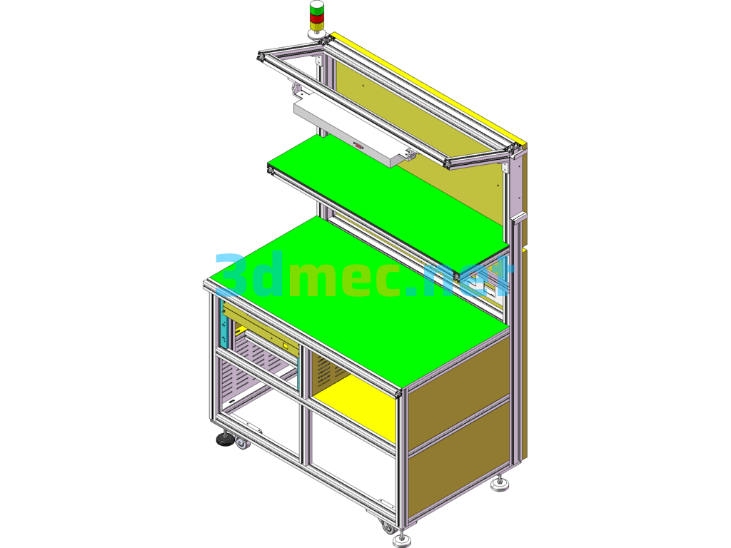 Inspection Bench - 3D Model SolidWorks Free Download