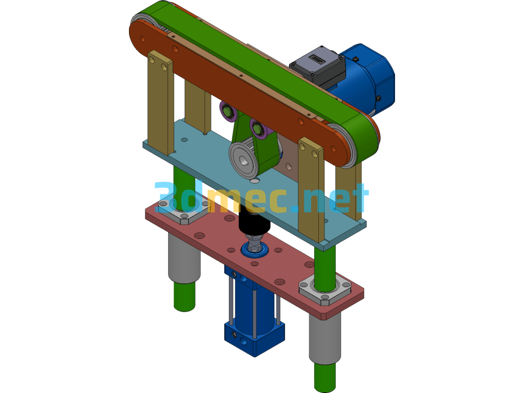 Lifting Conveyor Equipment Lifting Conveyor - 3D Model SolidWorks Free Download