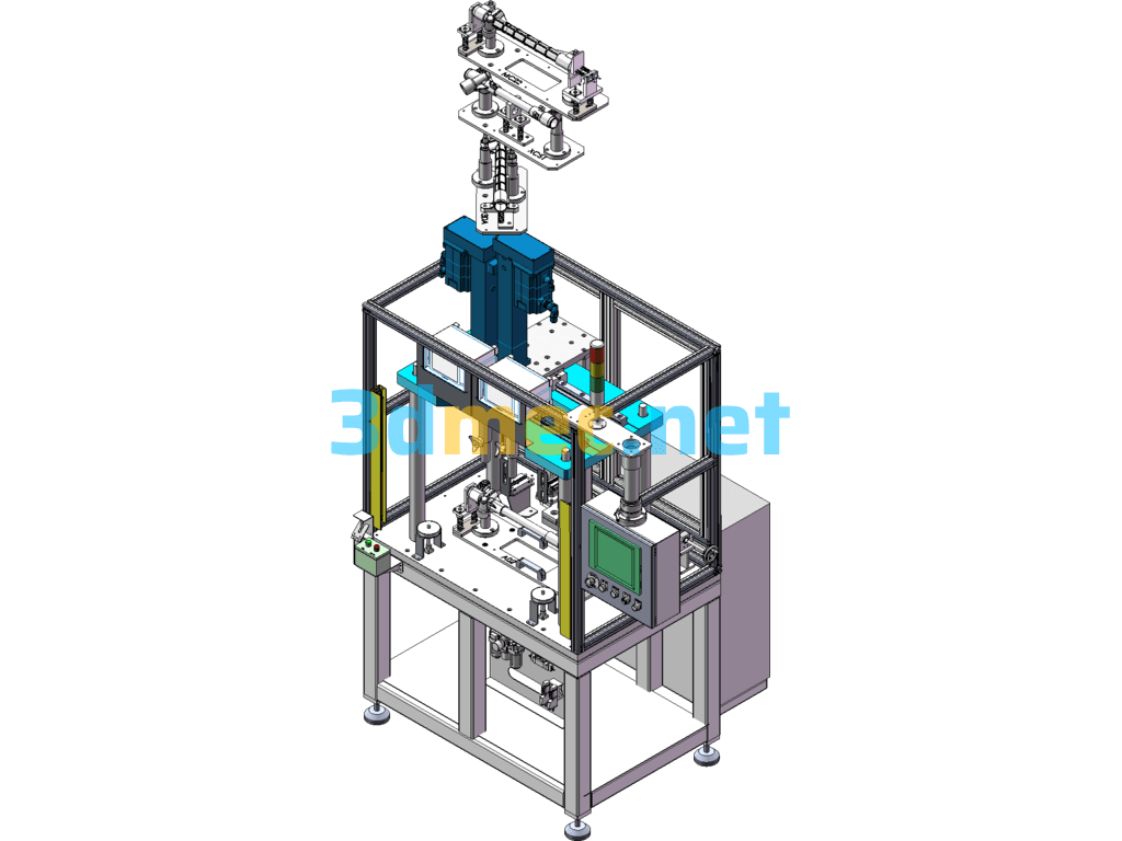 Bushing Pressing Machine - 3D Model SolidWorks Free Download