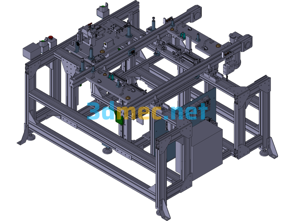 Magotan Car Sunroof Production Line FB14095-70 - 3D Model Exported Free Download