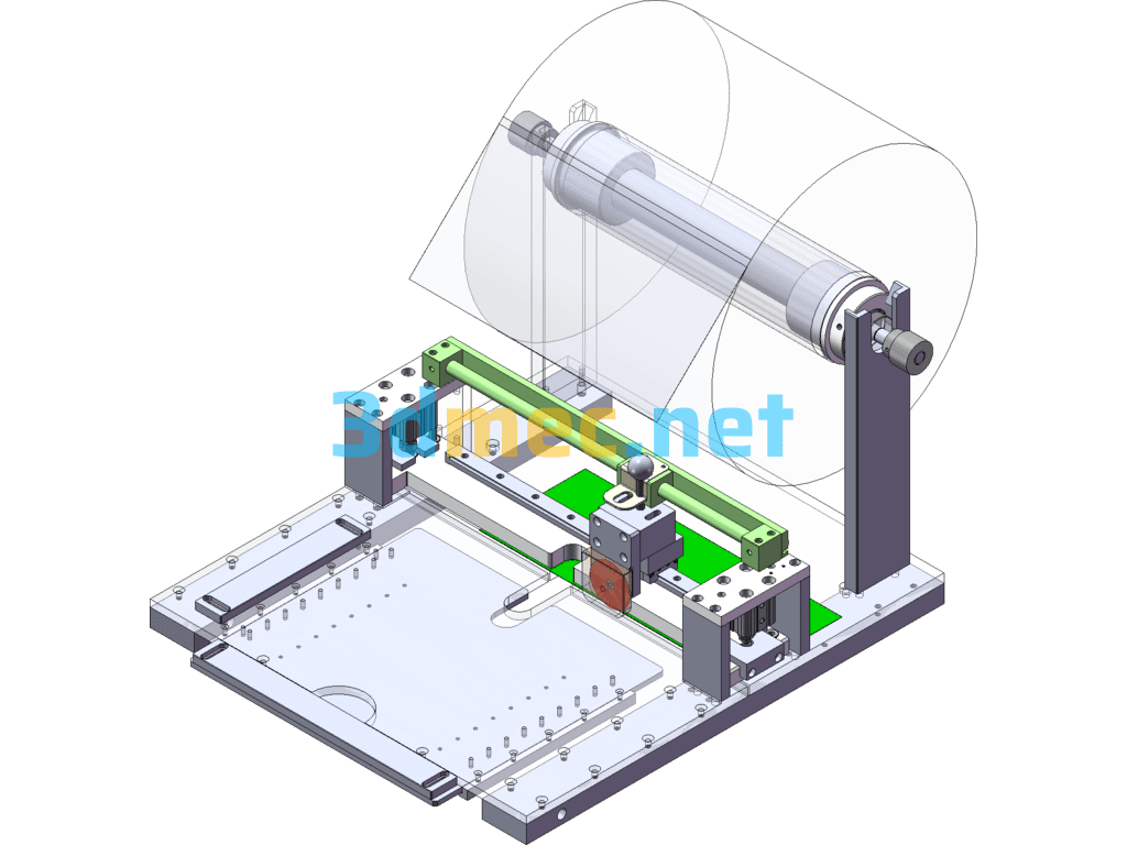 Manual Cutting Device - 3D Model SolidWorks Free Download