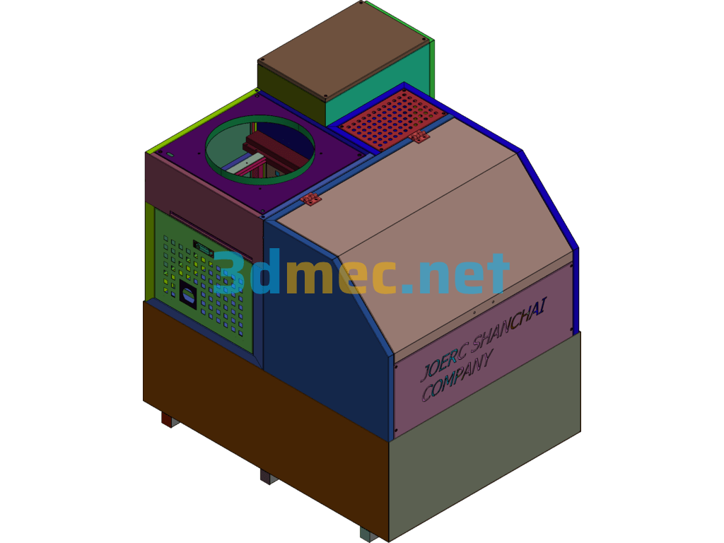 Filtration Equipment - 3D Model Exported Free Download