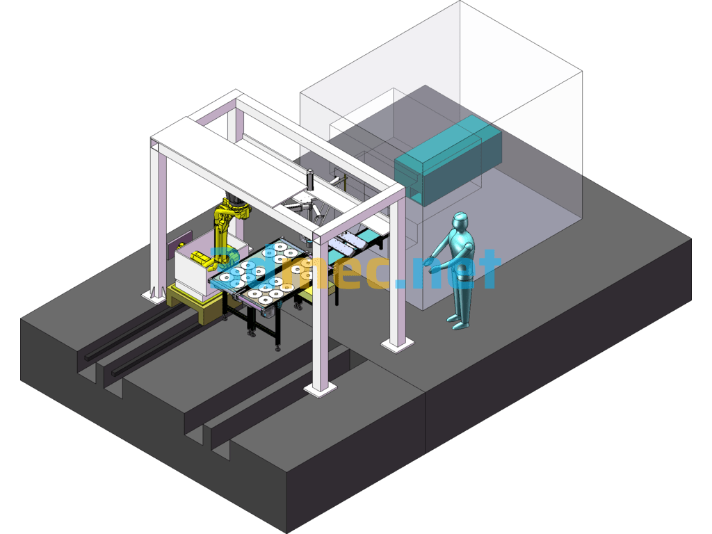 Punch Blanking Machine Mechanical Drawing + Equipment Overall Process Description - 3D Model SolidWorks Free Download