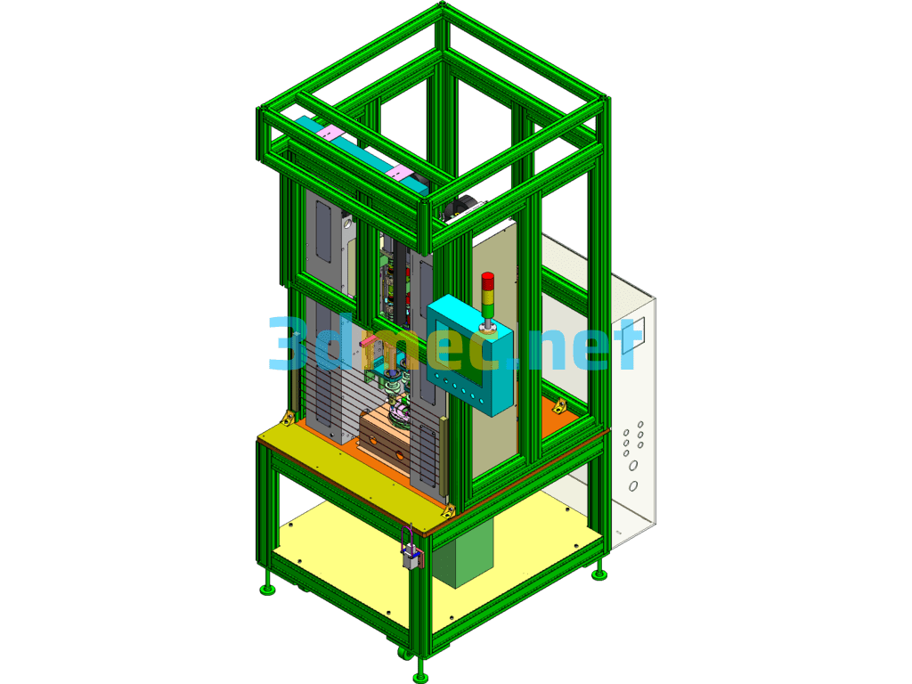 Automatic Thread Detection Equipment (Automatically Detects Whether The Threaded Hole Is Qualified) - 3D Model SolidWorks Free Download