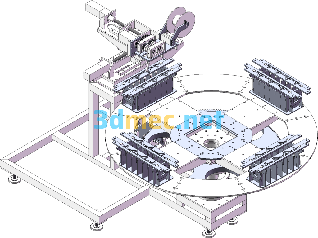 Tube Automatic Welding Machine - 3D Model SolidWorks Free Download