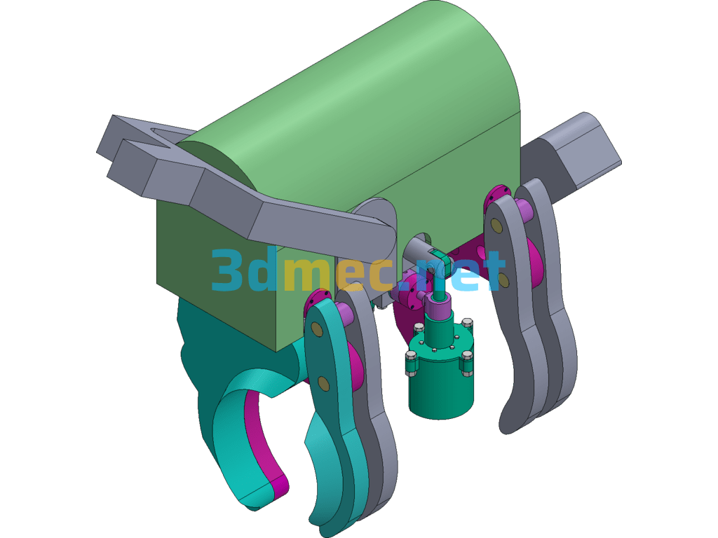 Suspended Felling Mechanism - 3D Model SolidWorks Free Download