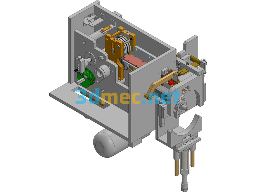 Paper Inserting Machine (For Motor Production) - 3D Model ProE Free Download