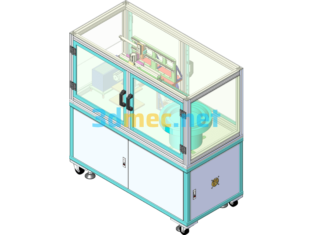 Automatic Assembly Machine For Electrical Components - 3D Model SolidWorks Free Download