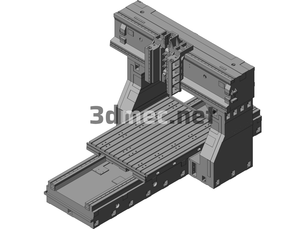 Gantry Machining Center - 3D Model SolidWorks Free Download