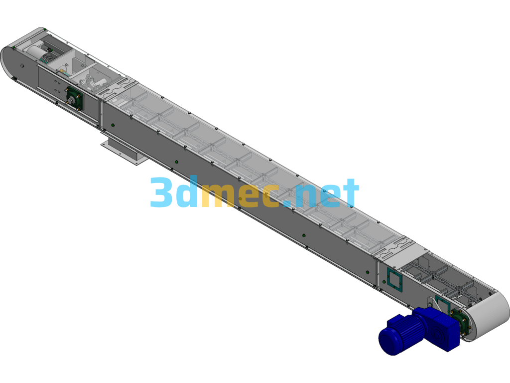 25 Chain Scraper - 3D Model SolidEdge Free Download