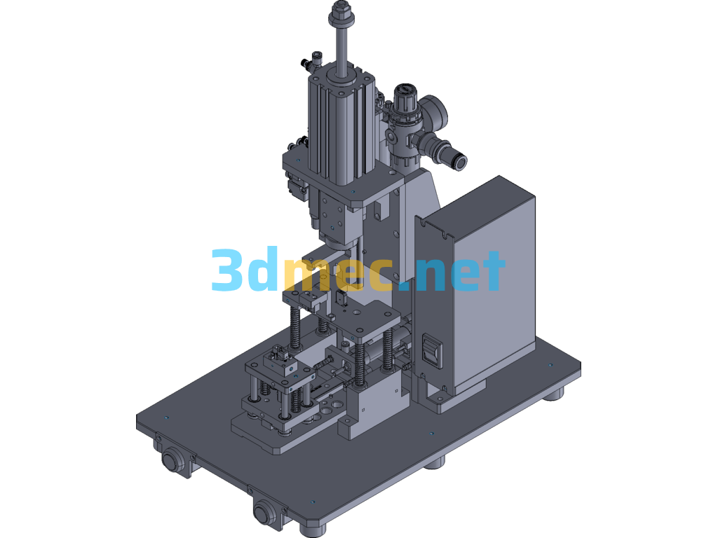 Electronic Cigarette Heating Wire Winding Machine - 3D Model ProE Free Download