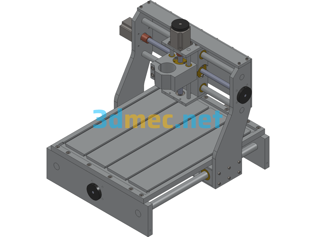 3040 Engraving Machine, Can Be Used Directly For Production - 3D Model SolidWorks Free Download