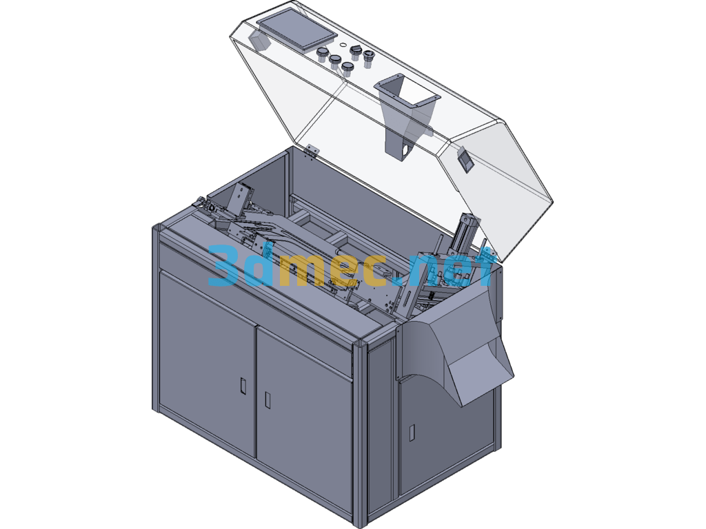 USB Automatic Packaging Machine - 3D Model Exported Free Download