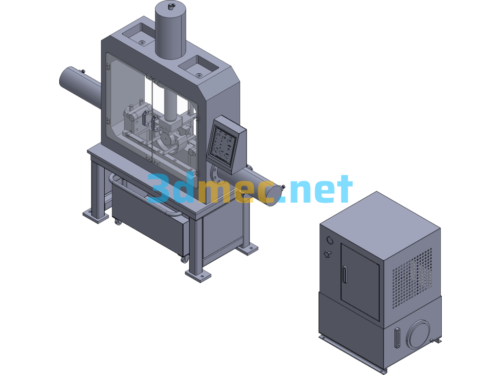 Program-Controlled Bending Test Machine - 3D Model Exported Free Download