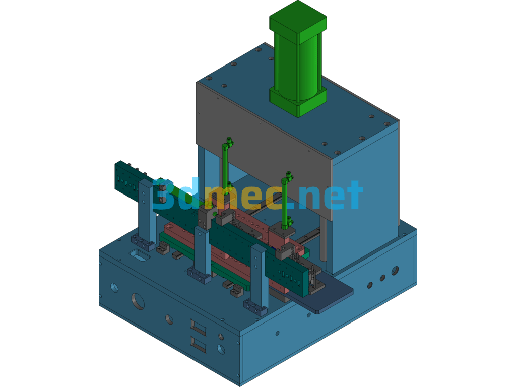 Automatic Loading And Unloading Press - 3D Model Exported Free Download