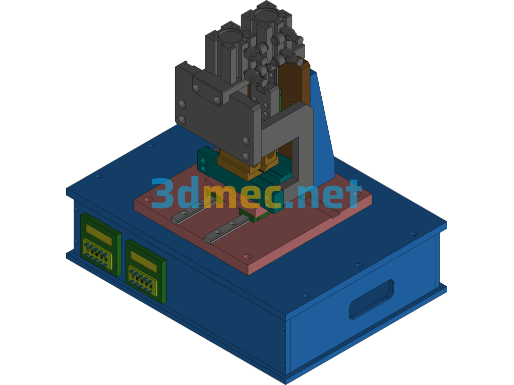 Small Heat Press - 3D Model Exported Free Download