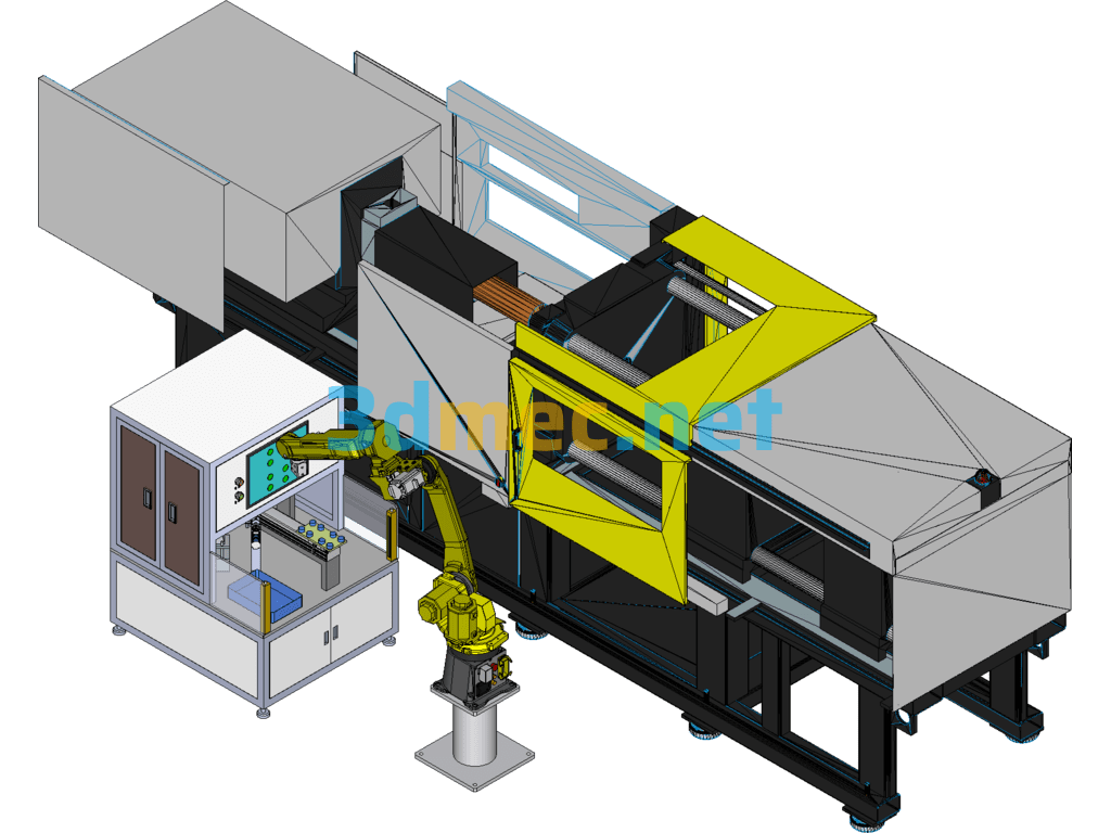 Charger Automatic PIN Detection Integrated Machine - 3D Model SolidWorks Free Download