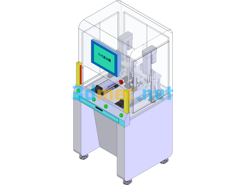 Electronic Cigarette Air Tightness Testing Equipment - 3D Model SolidWorks Free Download