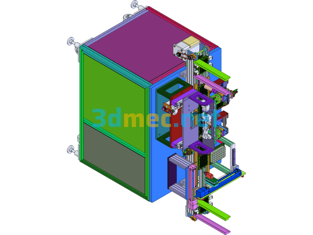 Chip Resistor Screening Equipment - 3D Model SolidWorks Free Download