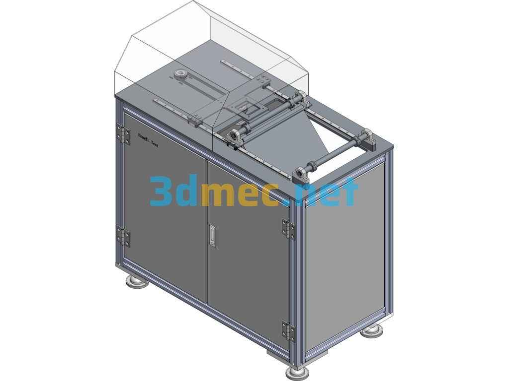 Film Bending Test Machine Based On Microcomputer Control - 3D Model SolidWorks Free Download