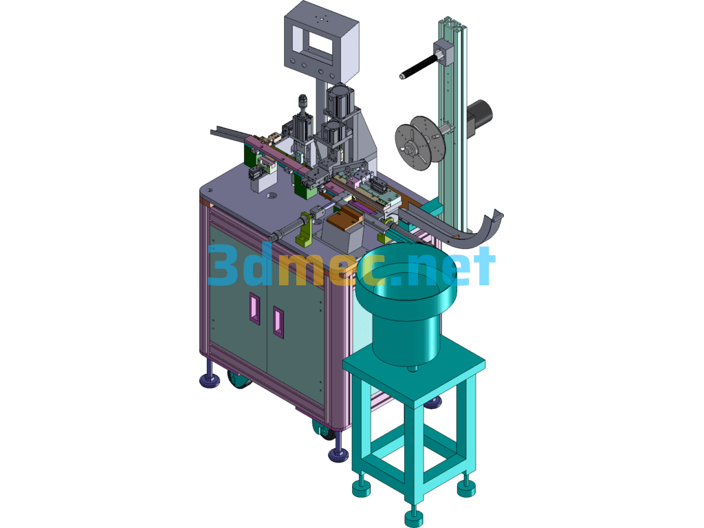 Z-BA1-003AB30XDIP Automatic Terminal Plugging Machine - 3D Model Exported Free Download