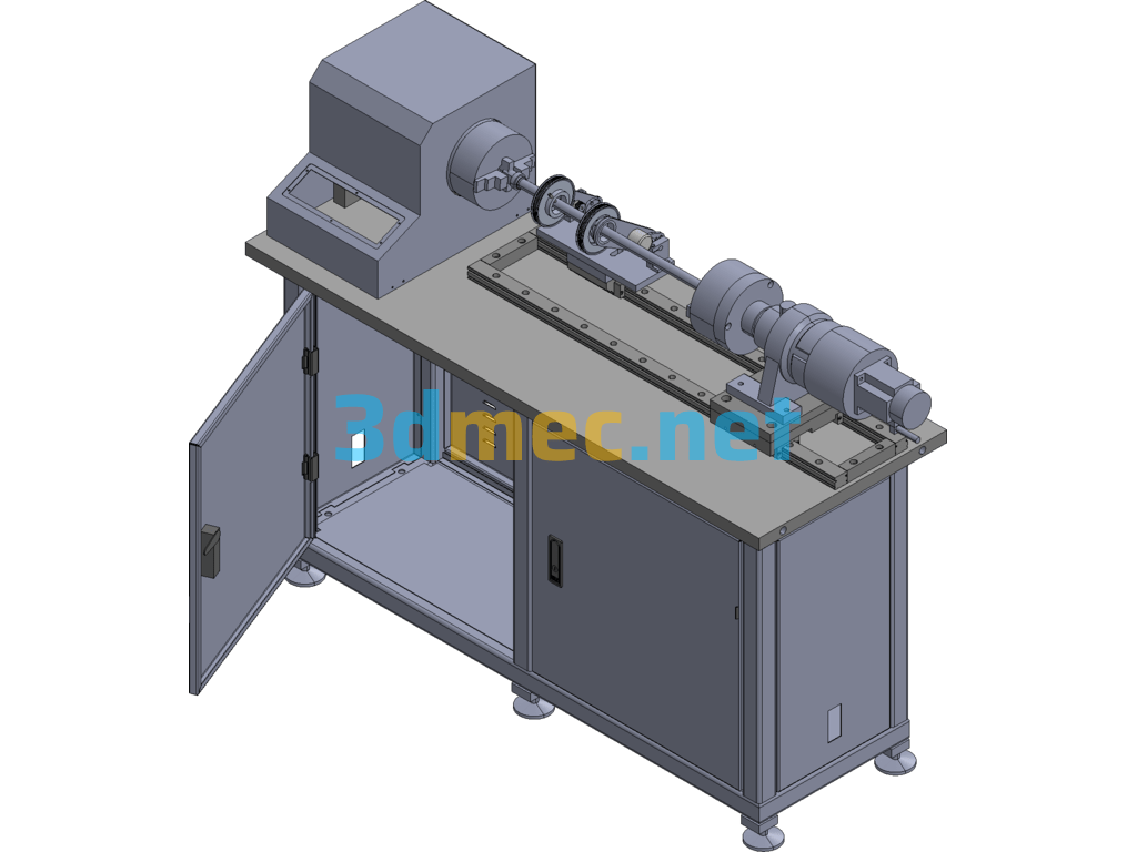 Microcomputer Controlled Torsion Test Platform - 3D Model Exported Free Download