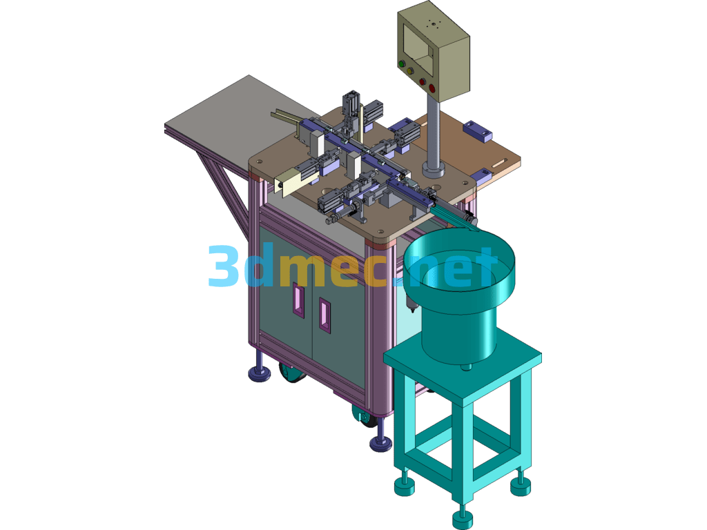 DC-004 Electric Measuring Machine - 3D Model SolidWorks Free Download