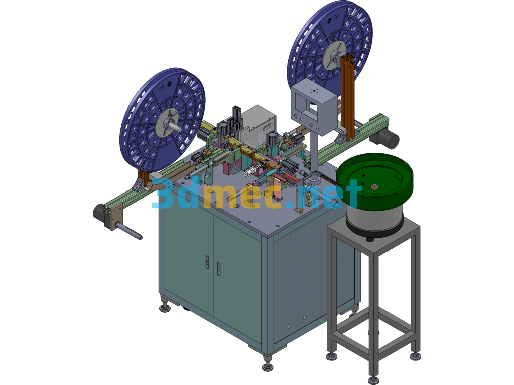 CKX-035-408 Automatic Terminal Block Insertion Machine - 3D Model SolidWorks Free Download