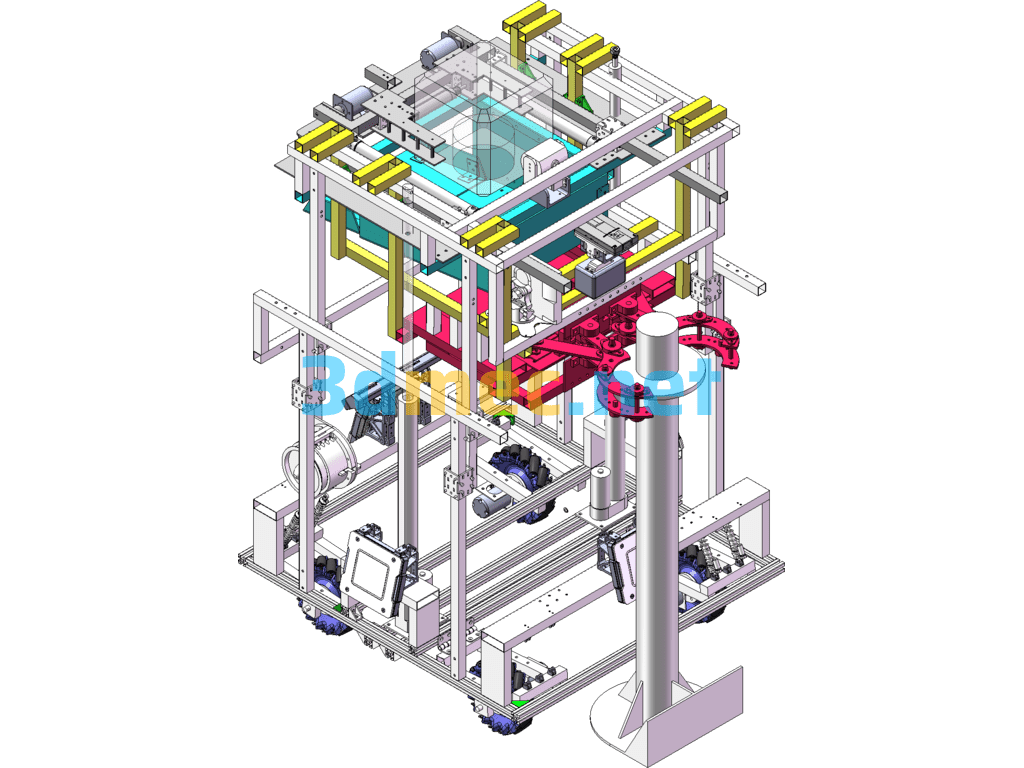 2019 DJI Robotmaster-Engineering Vehicle - 3D Model SolidWorks Free Download