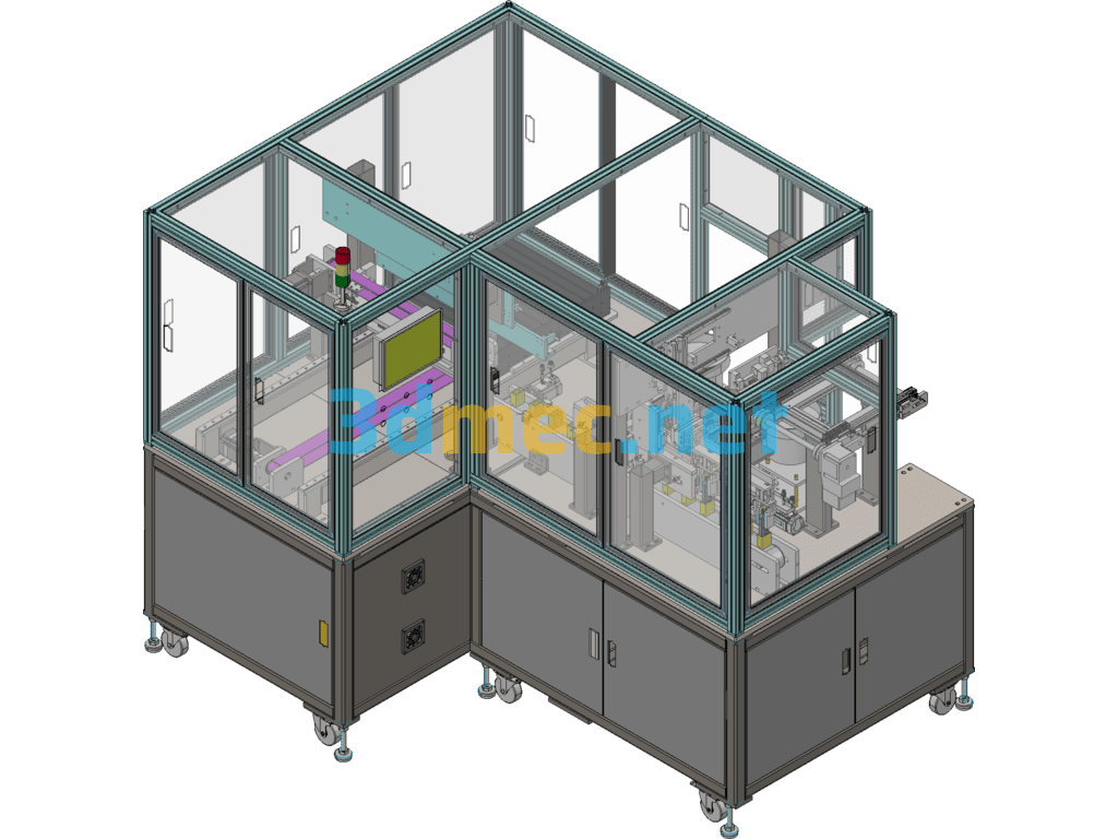 Automatic Parts Pin Insertion Machine - 3D Model Exported Free Download