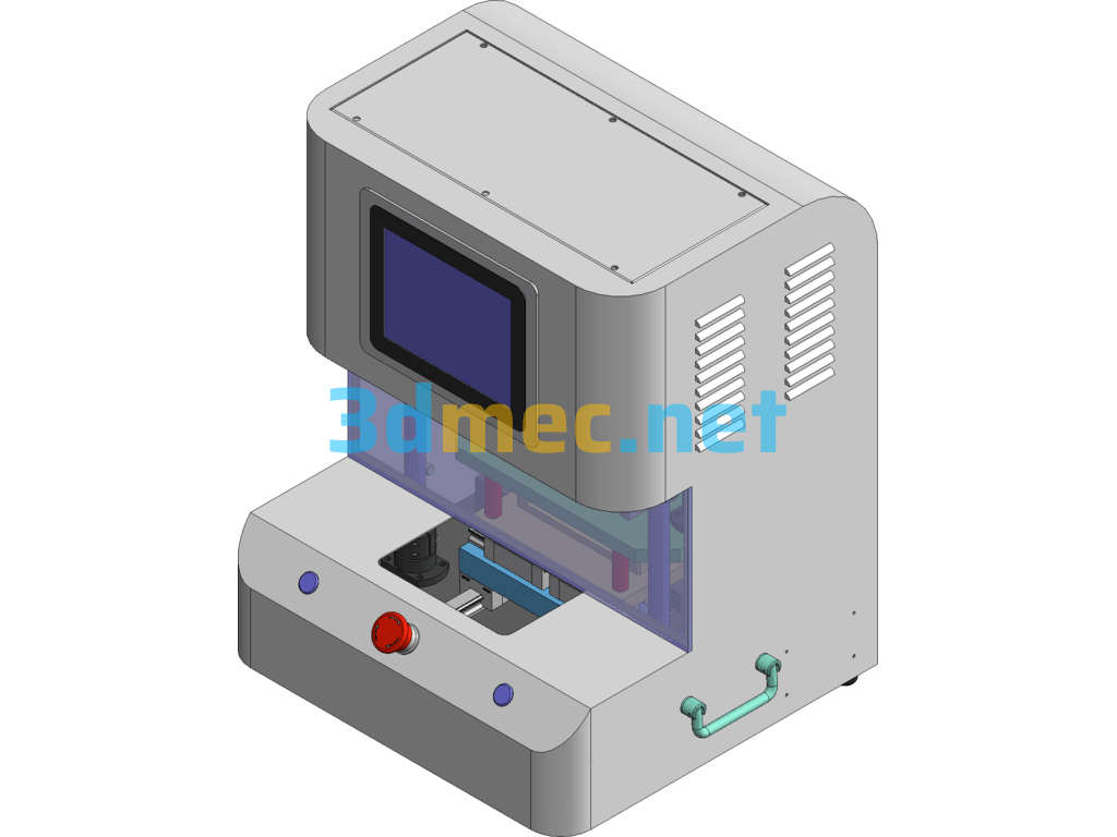 Mobile Phone Size Detection Equipment - 3D Model SolidWorks Free Download