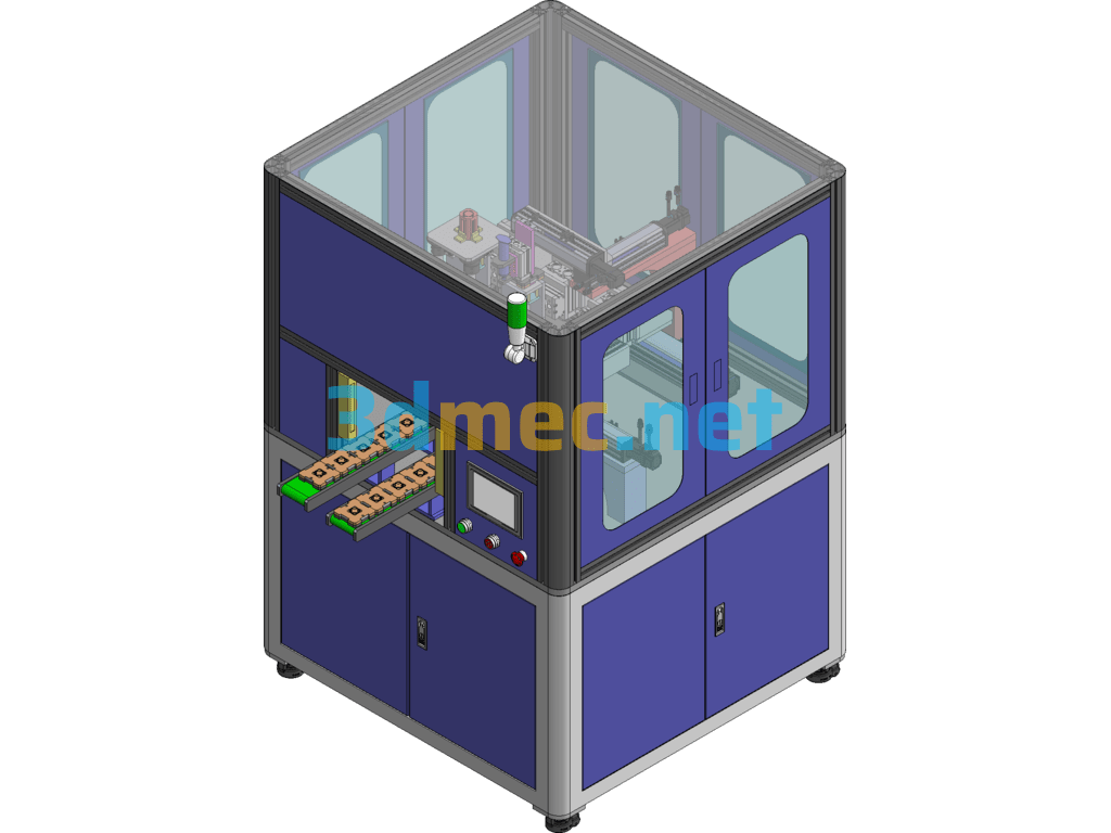 Electronic Bracelet Magnet Machine, Automatic Magnet Equipment - 3D Model SolidWorks Free Download