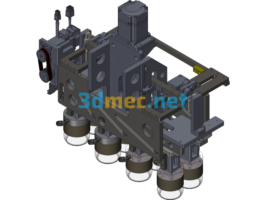 Fully Automatic Bulb Lampshade Gripper - 3D Model SolidWorks Free Download