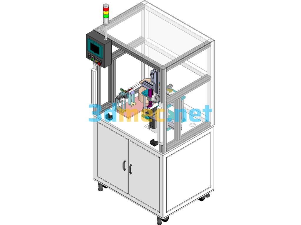 Automatic Screw Driving Equipment - 3D Model SolidWorks Free Download