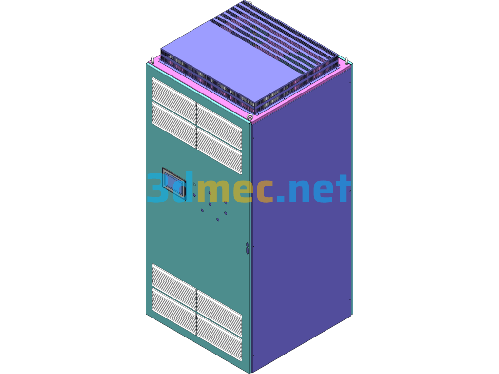 High Power Static Var Generator (SVG) - 3D Model SolidWorks Free Download