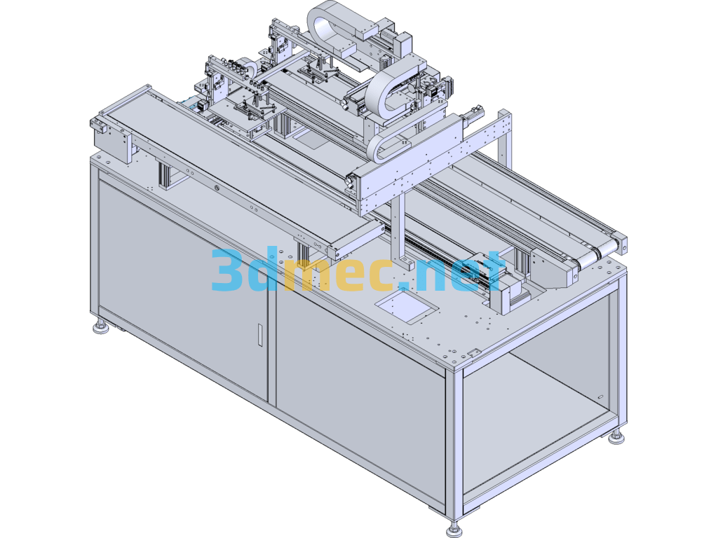 CG Glass Online Testing Equipment - 3D Model SolidWorks Free Download