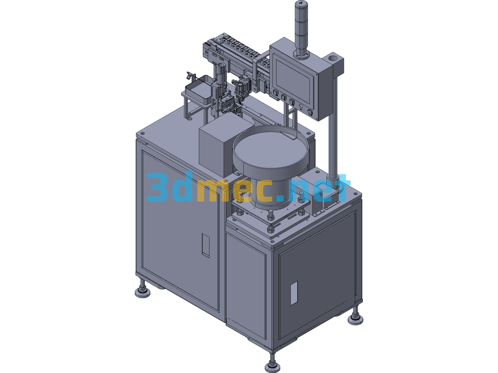 Mobile Phone Gasket Coating Machine - 3D Model Exported Free Download