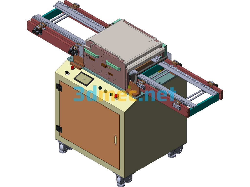 PCB Cutting And Washing Equipment - 3D Model SolidWorks Free Download