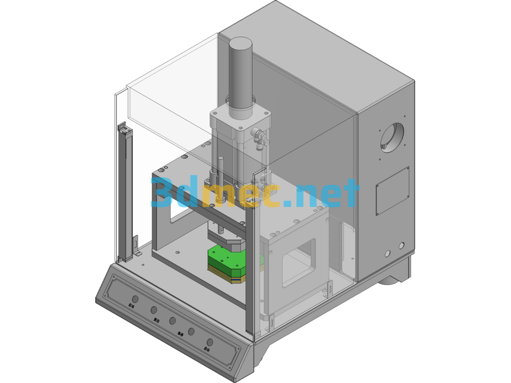 Watch Airtight Testing Machine - 3D Model Exported Free Download