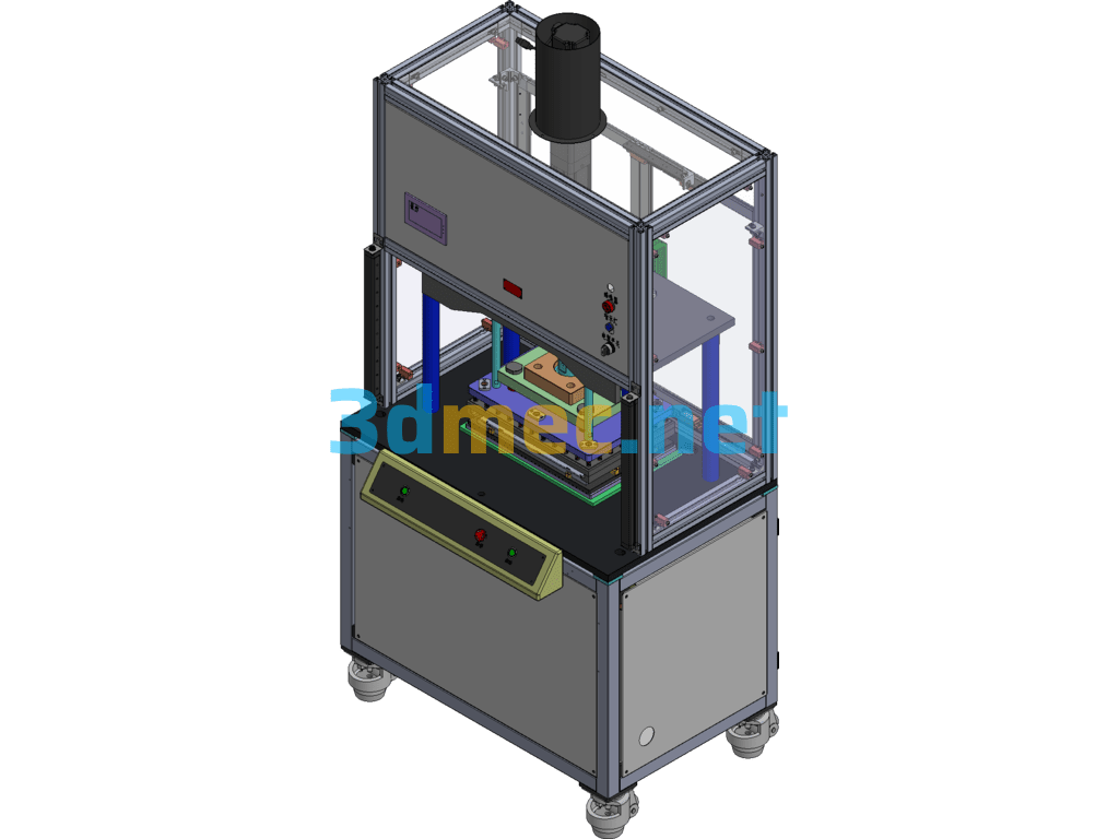 Automatic Notebook Pressing Module - 3D Model Exported Free Download