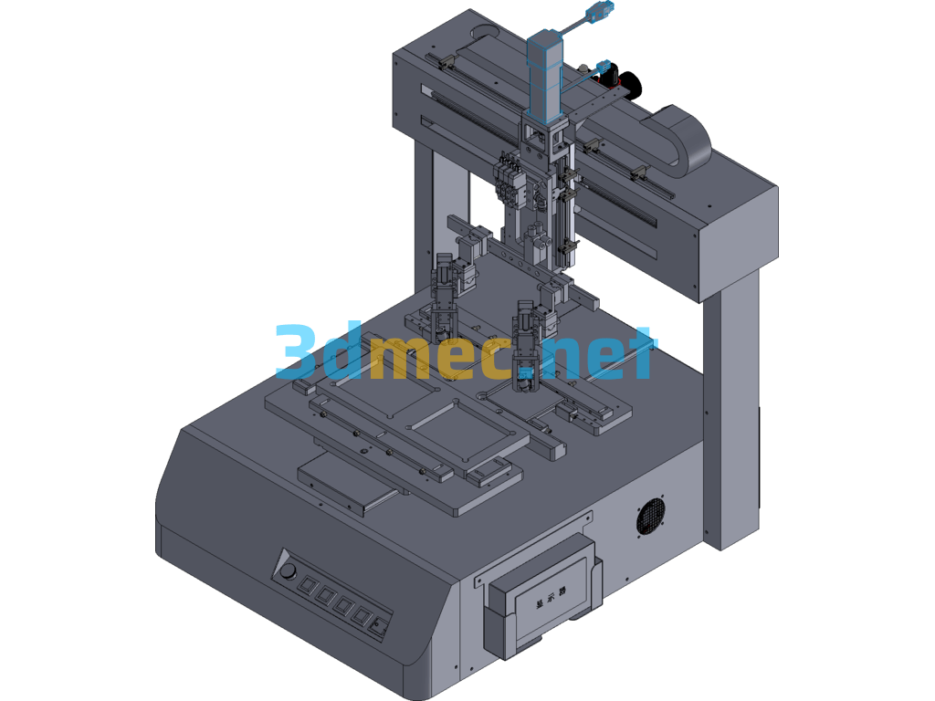 Washing Equipment Double Station Cleaning Machine (Already Produced) - 3D Model SolidWorks Free Download