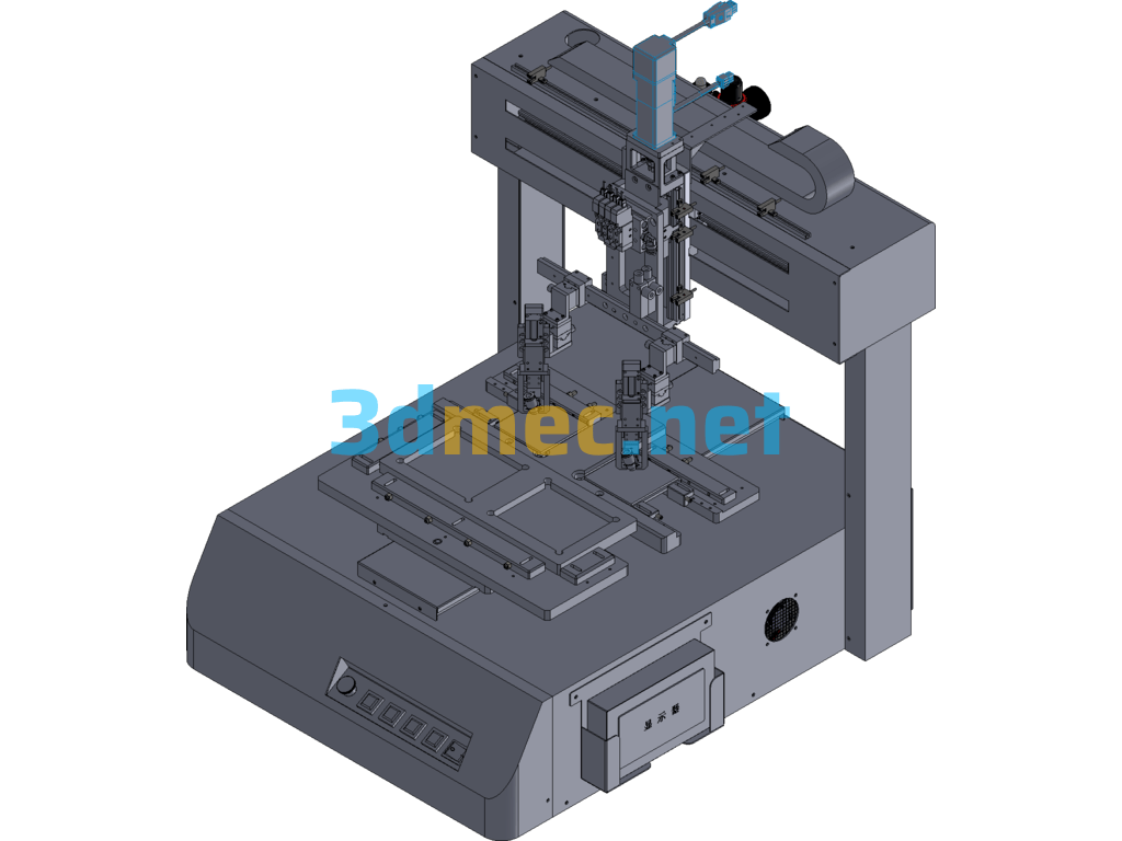 Desktop Camera Assembly Machine - 3D Model SolidWorks Free Download