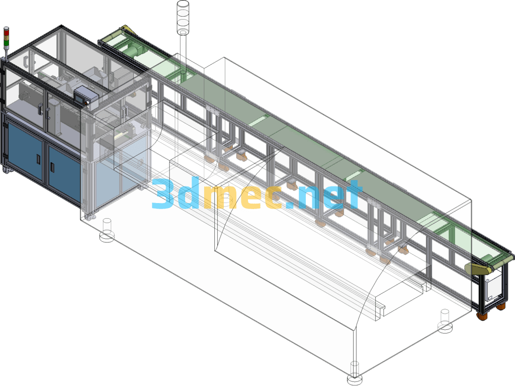 PCB Painting Equipment - 3D Model SolidWorks Free Download