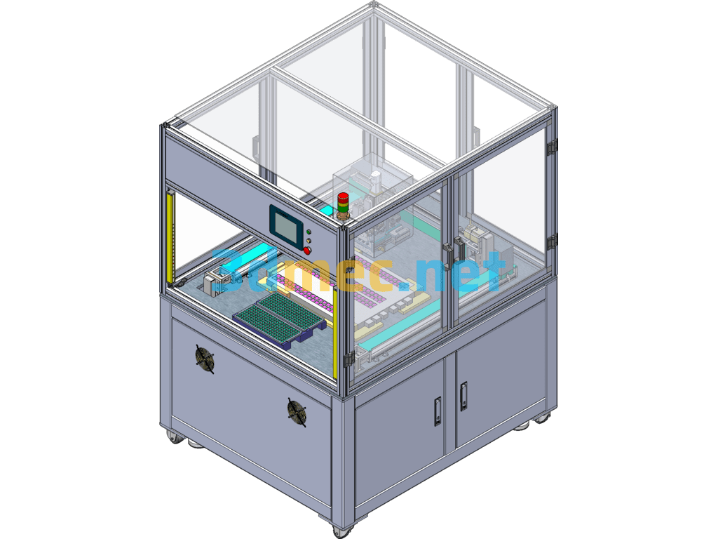 Chip Grab Test Equipment (With PPT Equipment Process Explanation) - 3D Model SolidWorks Free Download