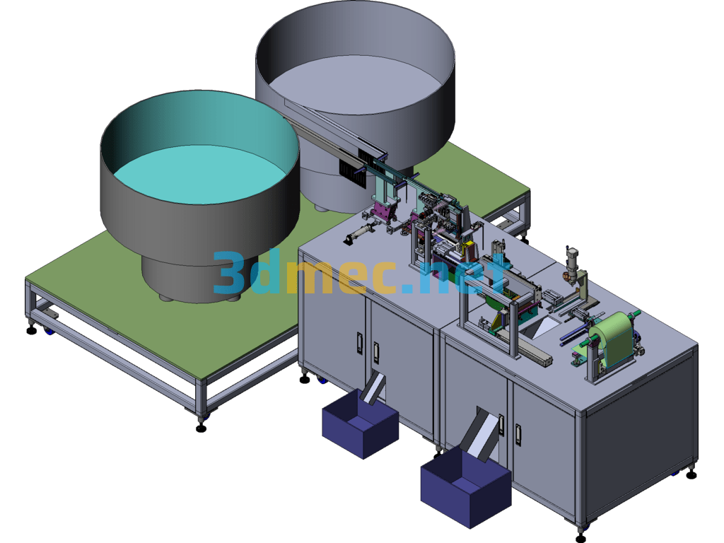 Cable Tie Detection And Automatic Packaging (PPT Detailed Explanation Of The Action Process) - 3D Model SolidWorks Free Download