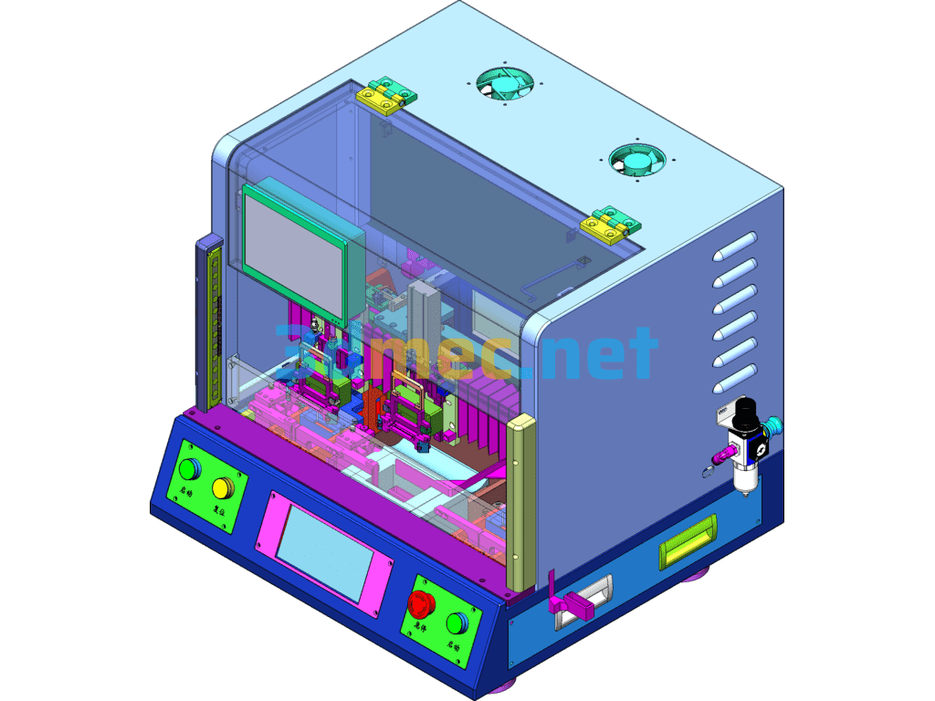 Desktop Automatic Tinning Machine (Standard Machine Has Been Produced) (Including Detailed BOM And Engineering Drawings Of Commercially Purchased Parts And Processed Parts) - 3D Model SolidWorks Free Download