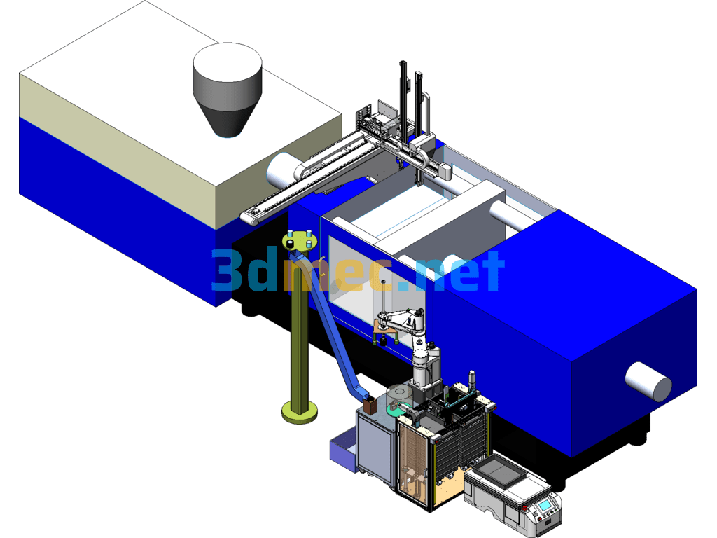 Injection Molding Product Inspection And Palletizing Equipment (Including Detailed PPT Instructions) - 3D Model SolidWorks Free Download